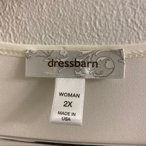 Dress Barn Tops - DressBarn Ivory Draped blouse Dress Barn Tops - DressBarn Ivory Draped blouse